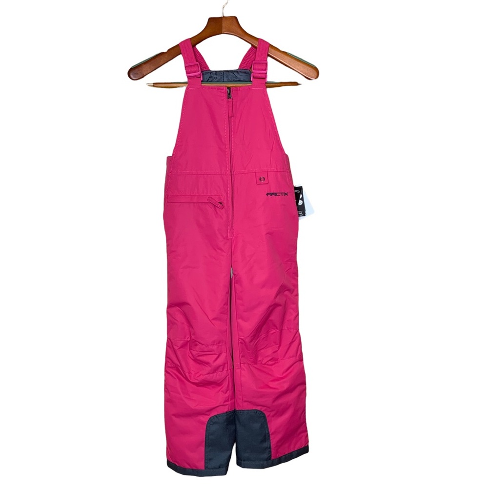 NWT - Arctix Toddlers Fuschia Chest-High Insulated Snow-Bib Overalls, Size XS
